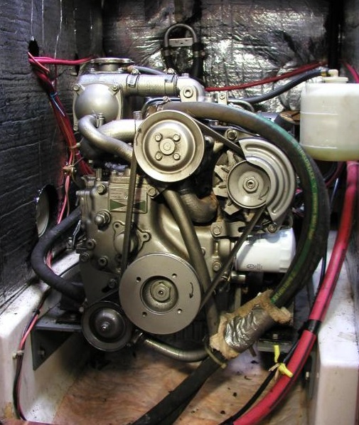 Części zamienne silnika Yanmar 3GM30 z łodzi, statków